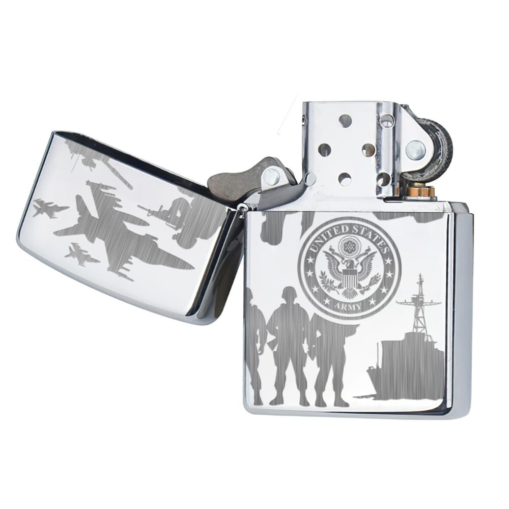 US Army, Honor The Fallen - Engraved Lighter - Image 4