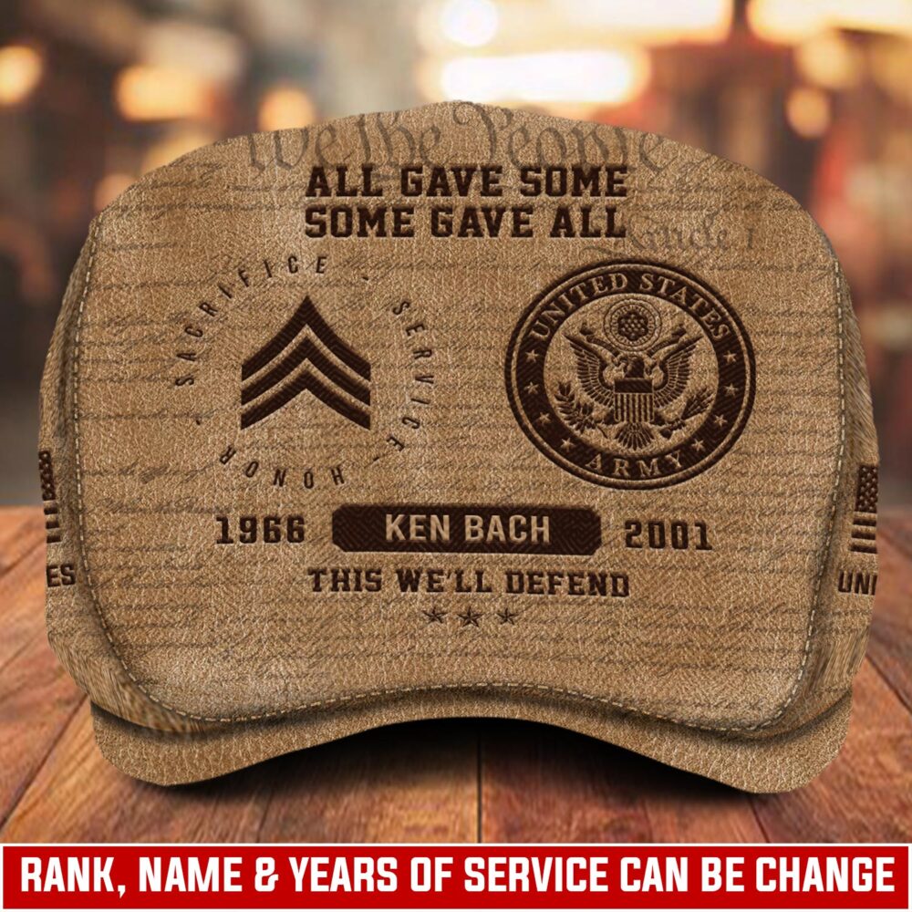 US Army, Proud Veteran - Jeff Cap