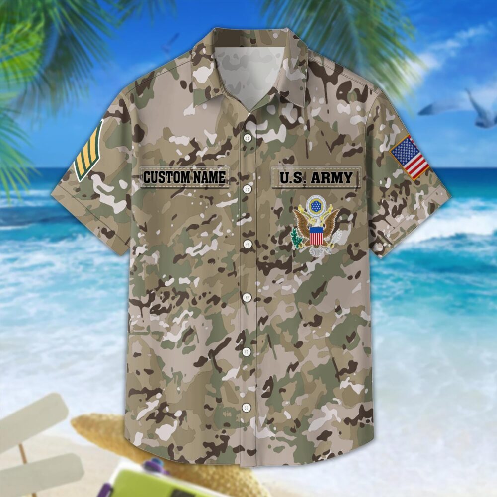 US Army, E 4 Army Corporal - Hawaii Shirt - Image 3