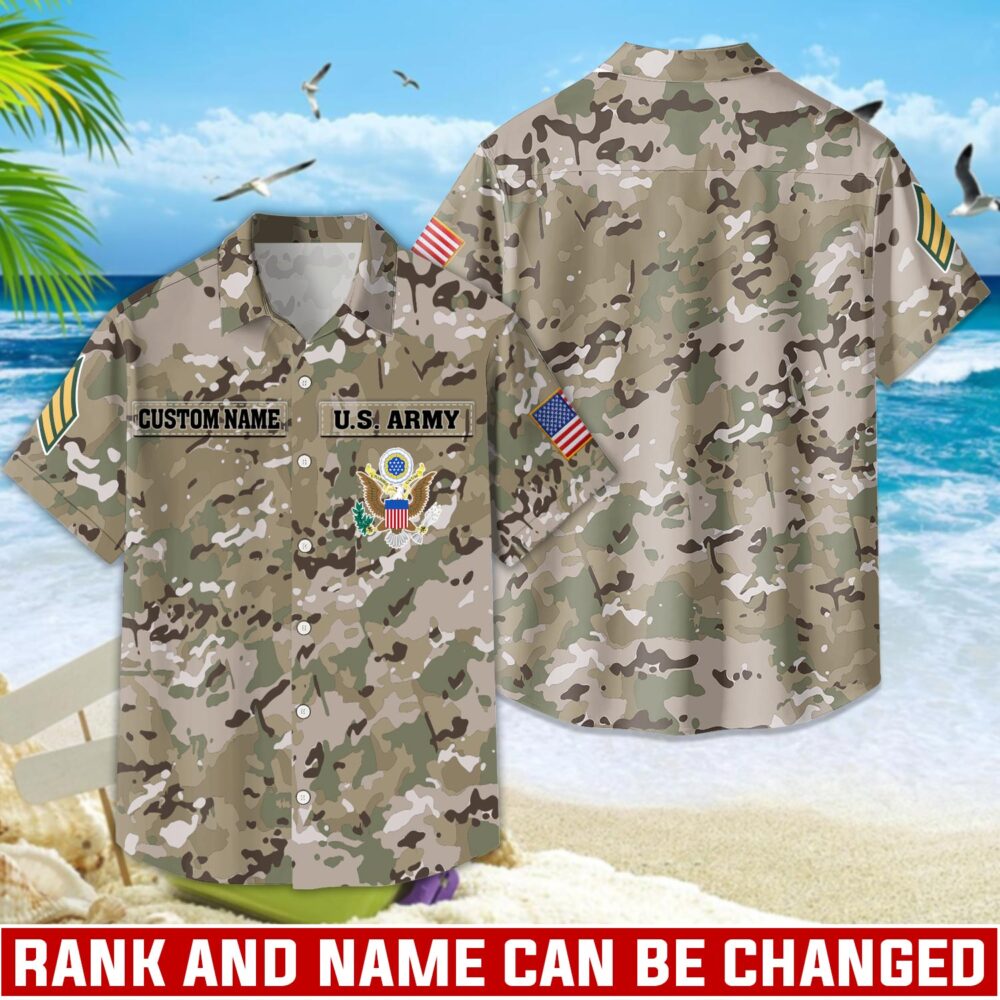 US Army, E 4 Army Corporal - Hawaii Shirt
