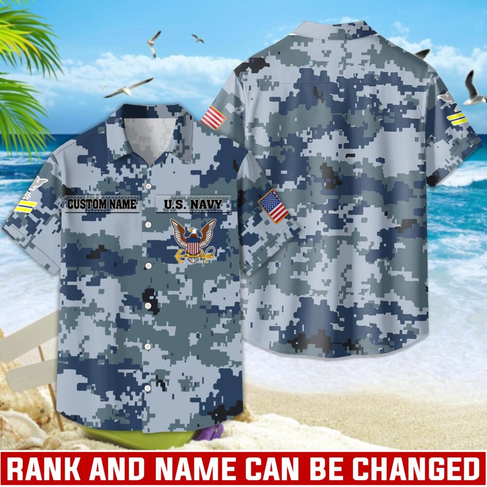 US Navy, Anchors Aweigh - Hawaii Shirt