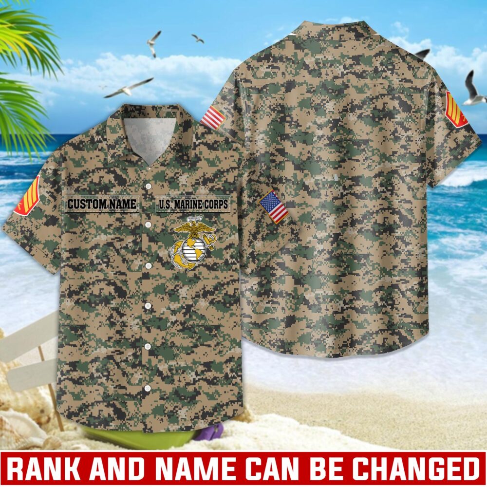 US Marine Corps, No One Fights Alone - Hawaii Shirt