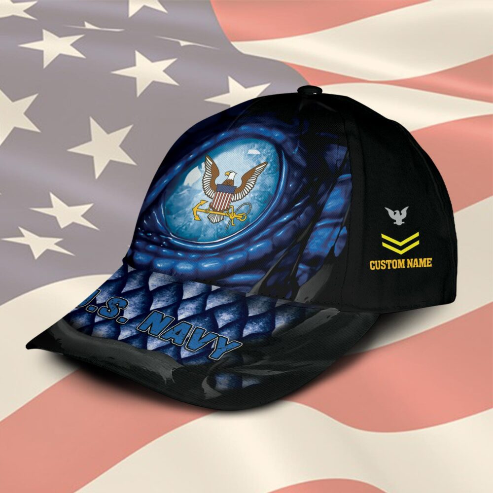US Navy, By Sea, Air and Land - Classic Cap - Image 2