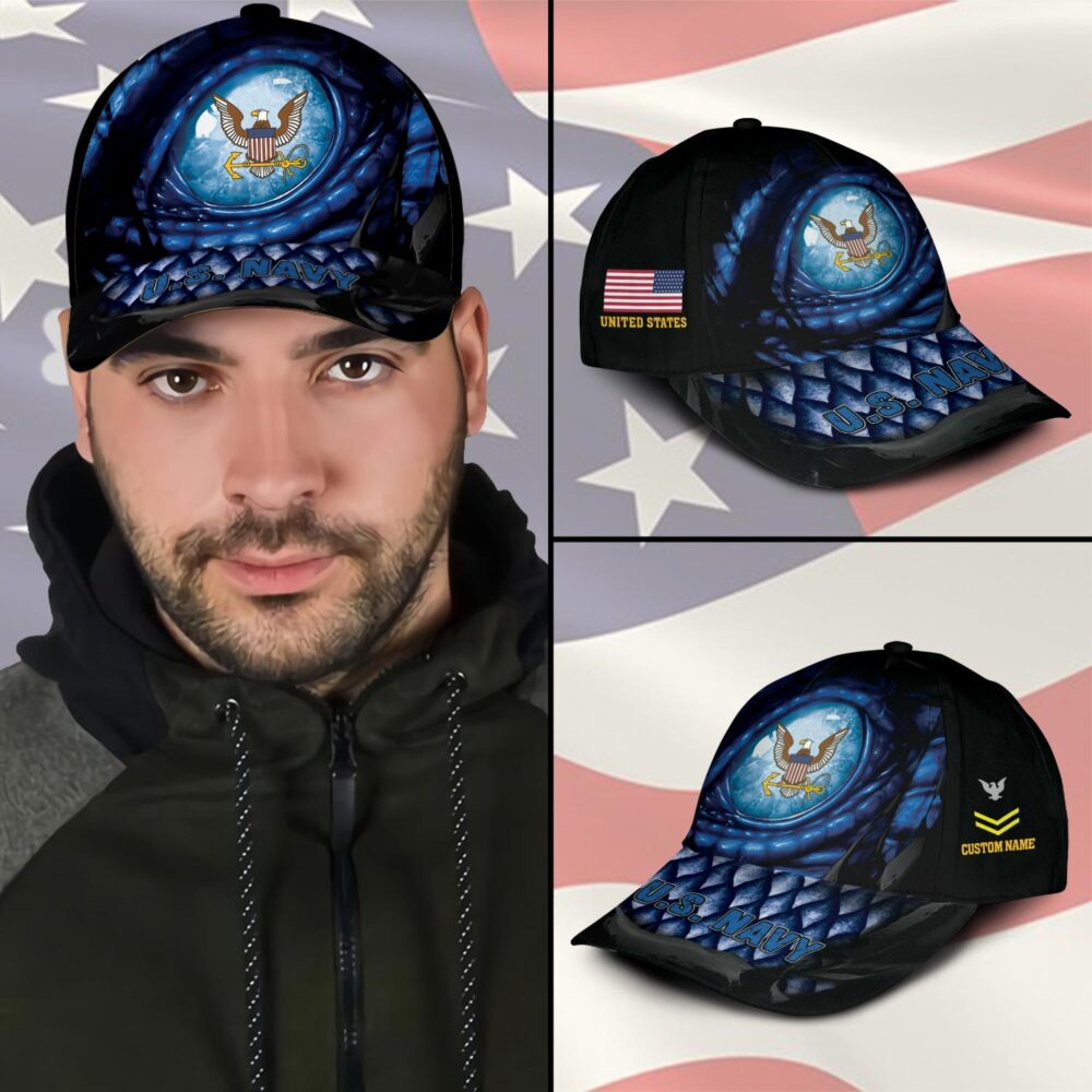 US Navy, By Sea, Air and Land - Classic Cap - Image 3