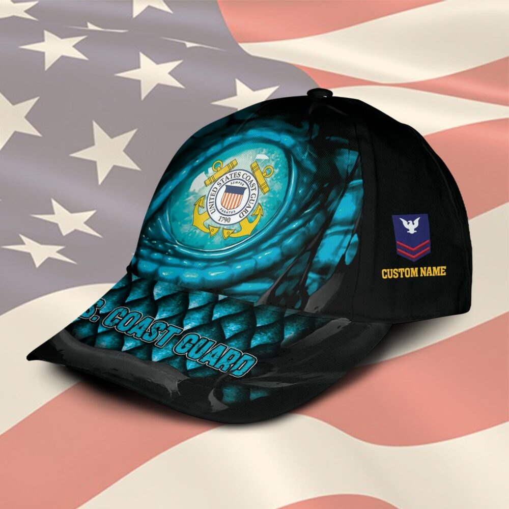 US Coast Guard, Remember - Honor - Respect - Classic Cap - Image 2