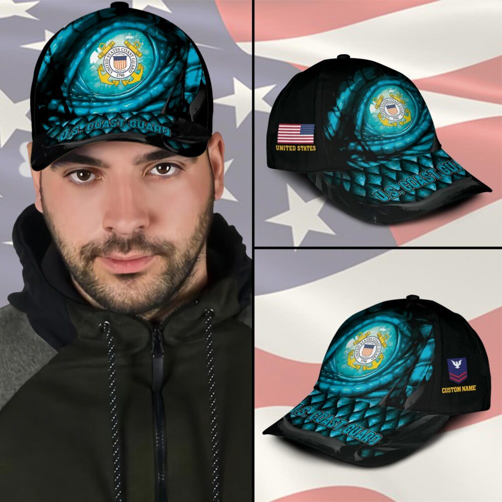US Coast Guard, Remember - Honor - Respect - Classic Cap - Image 3