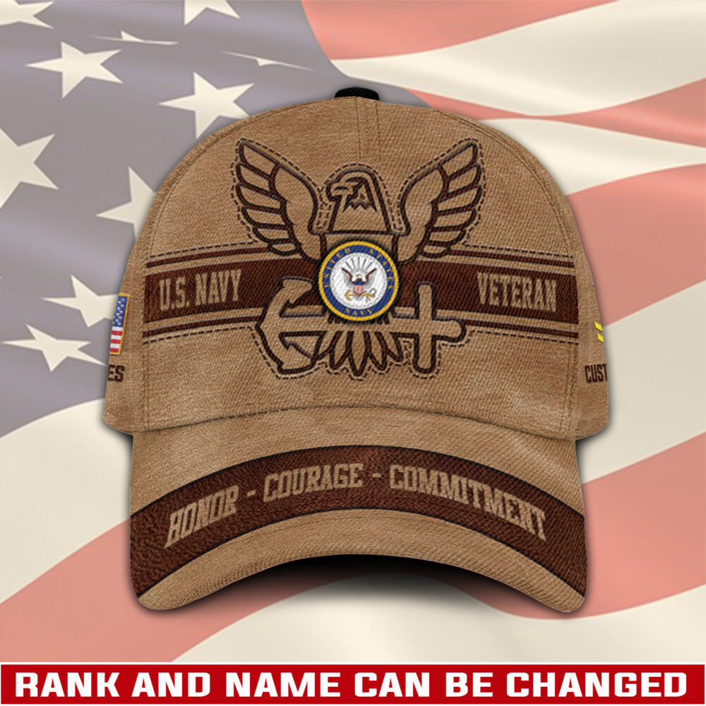 US Navy, E 3 Red - Classic Cap