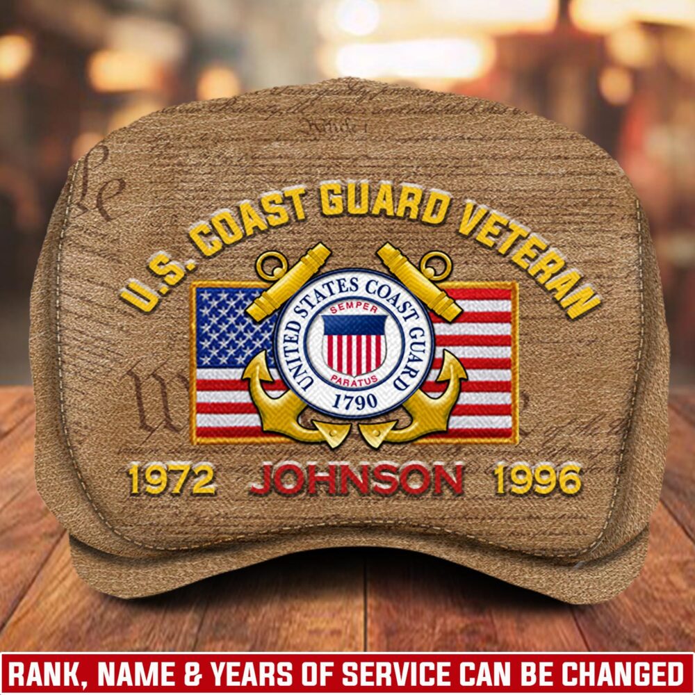 US Coast Guard, E 6 Red - Jeff Cap