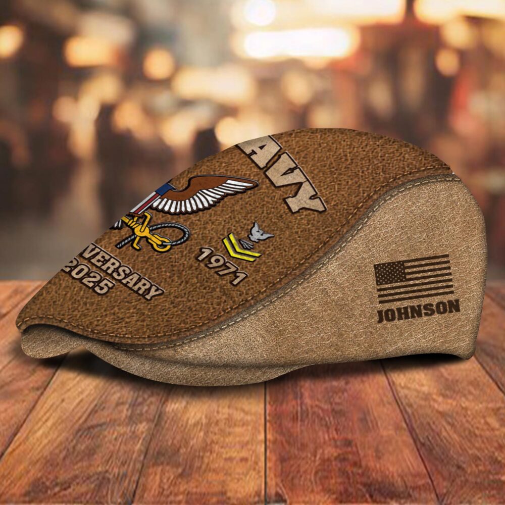 US Navy, E 8 Gold - Jeff Cap - Image 2