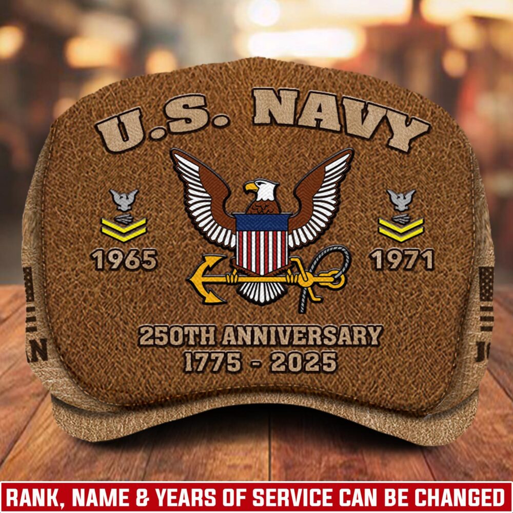 US Navy, E 8 Gold - Jeff Cap