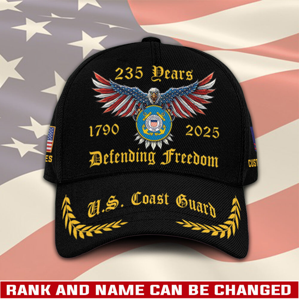US Coast Guard, Proud Veteran - Classic Cap