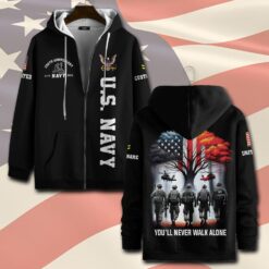 US Navy, Life And Pride - Zip Hoodie