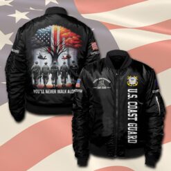 US Coast Guard, E 3 Red - Bomber Jacket