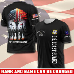 US Coast Guard, Always Remember, Never Forget - T-Shirt