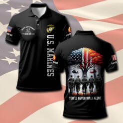 US Marine Corps, Honoring All Who Served - Polo Shirt