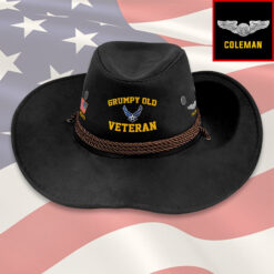 US Air Force - Black Cowboy Hat - THCHCustom250819