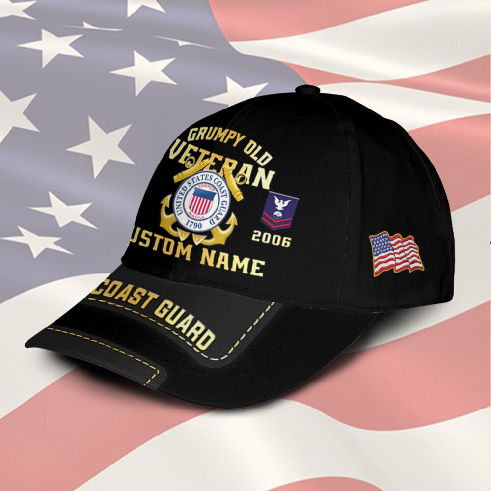 US Coast Guard, Honor, Duty, Service - Classic Cap - Image 2