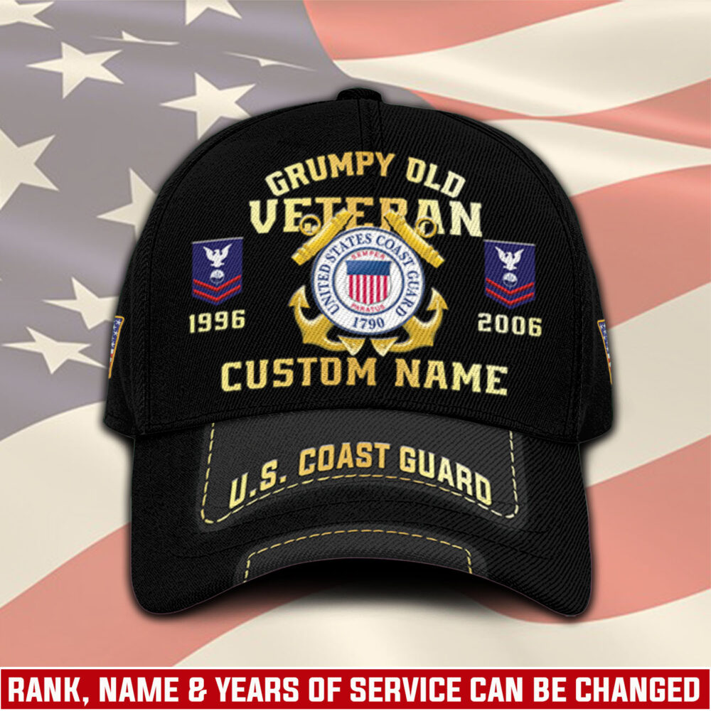 US Coast Guard, Honor, Duty, Service - Classic Cap