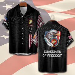 US Marine Corps, Honoring All Who Served - Short Sleeve Button Shirt