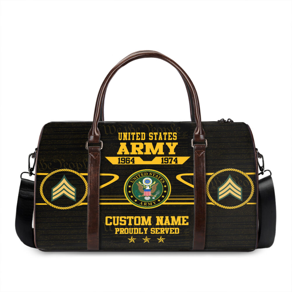 US Army, E 9 Army Sergeant Major - Travel Bag - Size L: 20.4 x 9.4 x 10.2 inches - Image 3