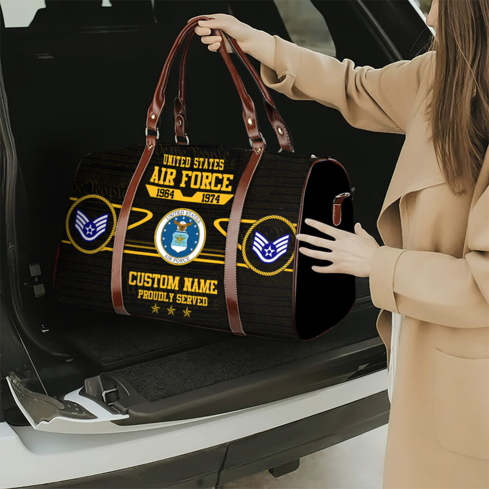 US Air Force, E 5 Air Force Staff Sergeant - Travel Bag - Size L: 20.4 x 9.4 x 10.2 inches - Image 2