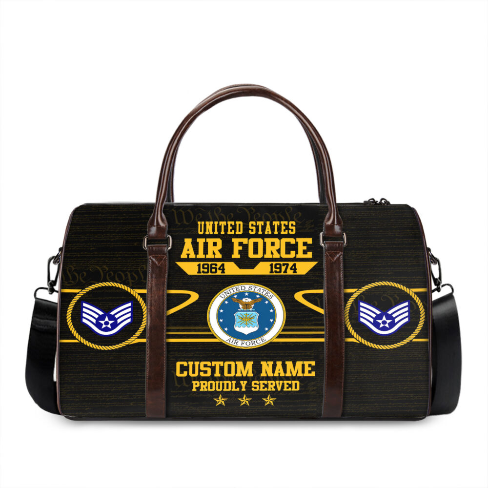 US Air Force, E 5 Air Force Staff Sergeant - Travel Bag - Size L: 20.4 x 9.4 x 10.2 inches - Image 3