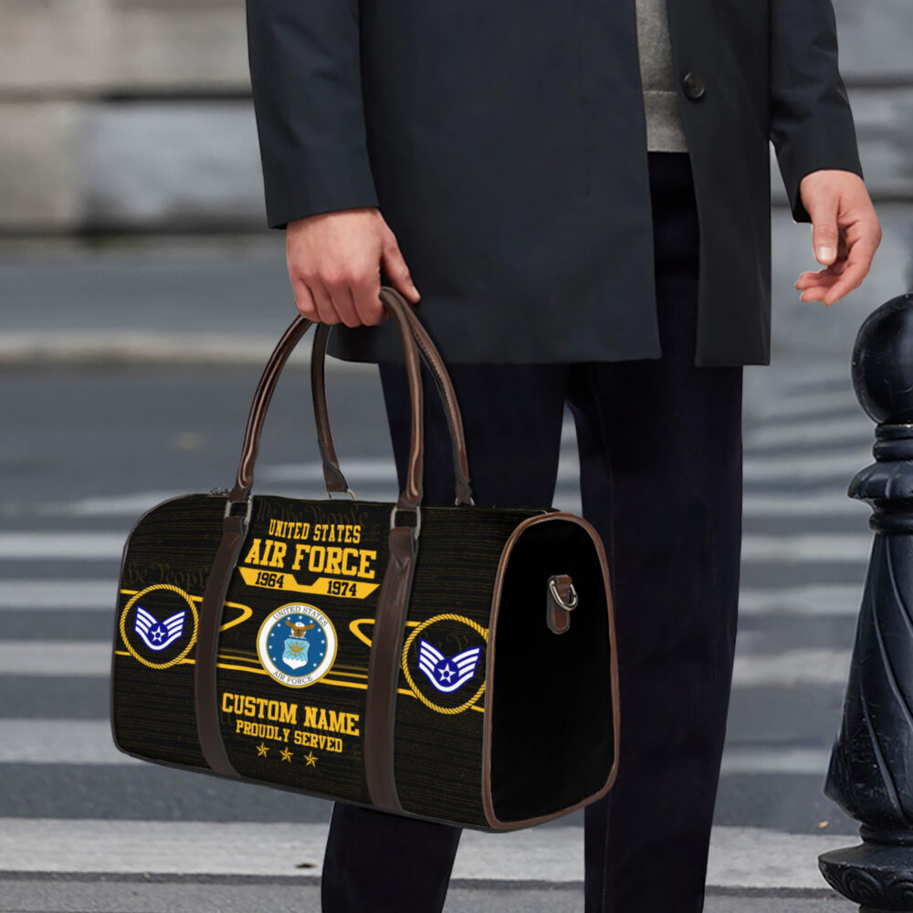 US Air Force, E 5 Air Force Staff Sergeant - Travel Bag - Size L: 20.4 x 9.4 x 10.2 inches - Image 4