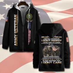 US Army, Honor The Fallen - Zip Hoodie