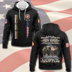 US Marine Corps, Duty, Honor, Country - Hoodie
