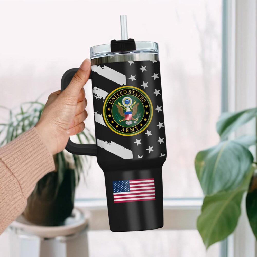 US Army, All Gave Some, Some Gave All - Stainless Steel Tumbler 40oz - Image 2