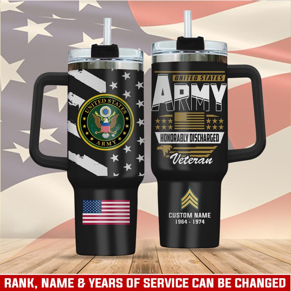 US Army, All Gave Some, Some Gave All - Stainless Steel Tumbler 40oz
