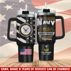 US Navy, The Sea is Ours - Stainless Steel Tumbler 40oz