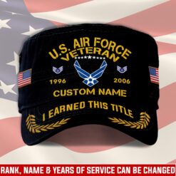 US Air Force , Proud Veteran - Military Cap