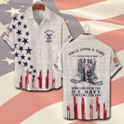 US Navy, Served With Pride - Short Sleeve Button Shirt