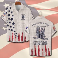 US Coast Guard, E 4 Gold - Short Sleeve Button Shirt