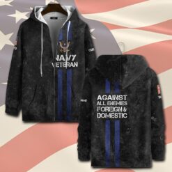 US Navy, E 2 Blue - Zip Hoodie