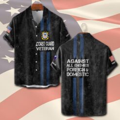 US Coast Guard, Once A Coastie, Always A Coastie - Short Sleeve Button Shirt