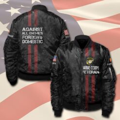 US Marine Corps, Once A Marine, Always A Marine - Bomber Jacket