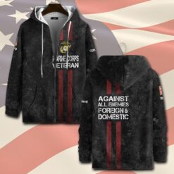 US Marine Corps, Proud To Have Served - Zip Hoodie
