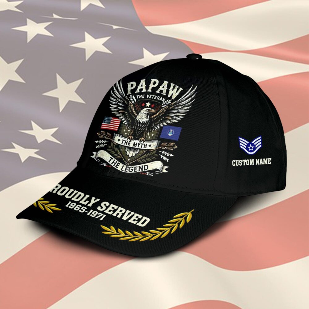 US Air Force, E 8 Air Force Senior Master Sergeant - Classic Cap - Image 2
