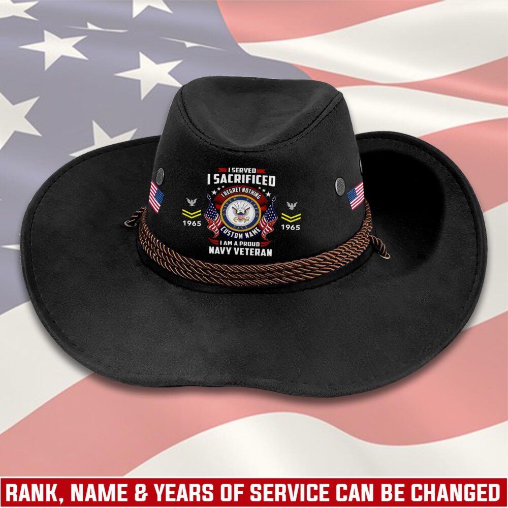 US Navy, E 8 Gold - Cowboy Hat