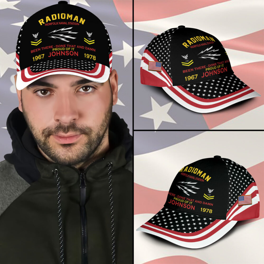 Navy Rating, E 7 Gold - Classic Cap - Image 3