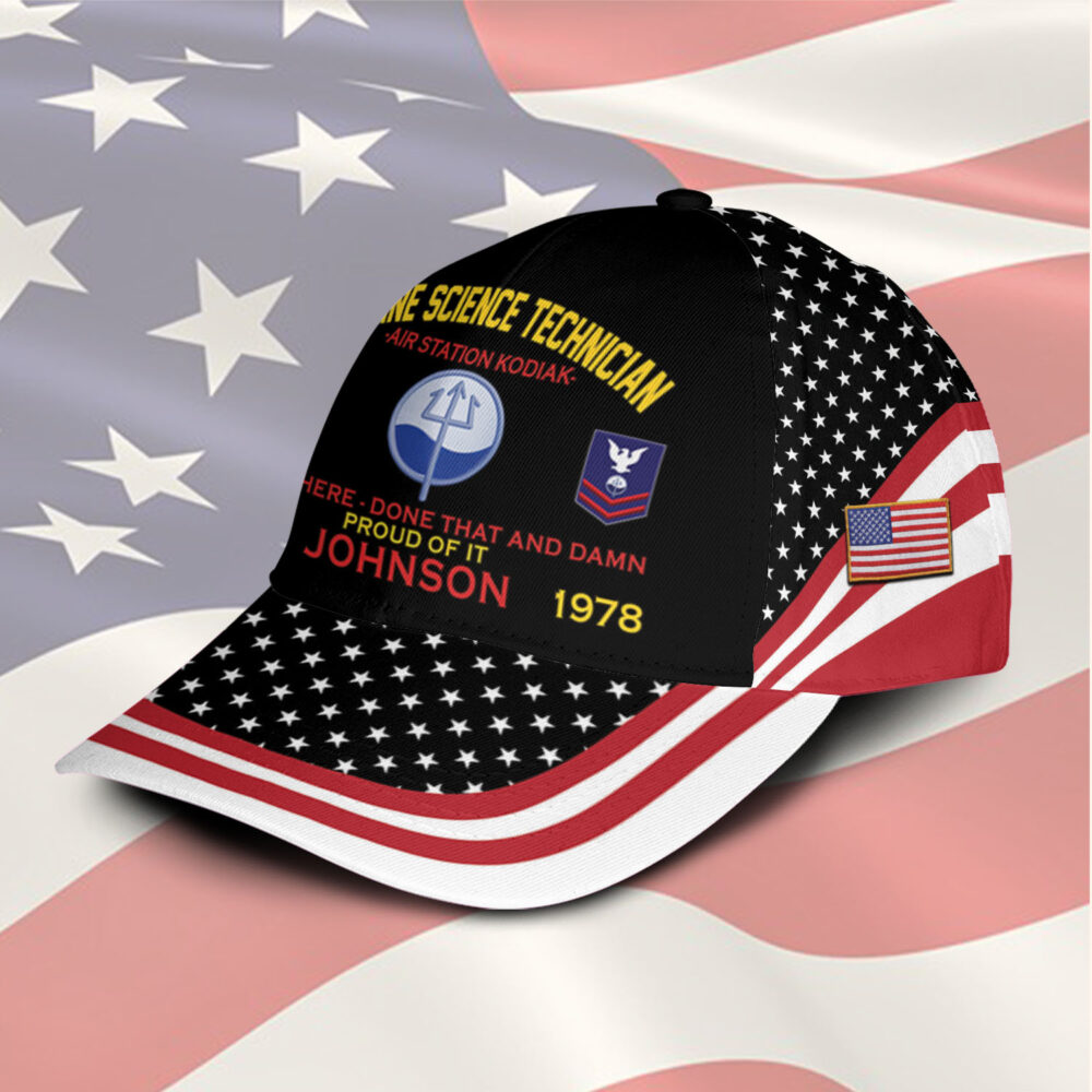 Coast Guard Rating, E 7 Red - Classic Cap - Image 2