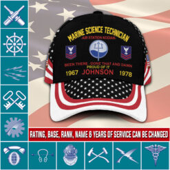 Coast Guard Rating, E 7 Red - Classic Cap