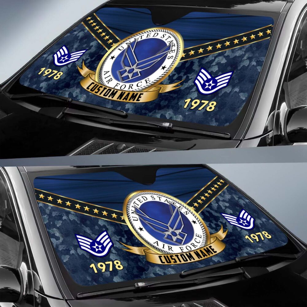 US Air Force , Freedom Isn't Free - Car Sun Shade - Image 2