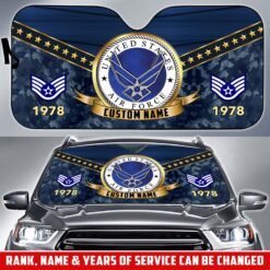 US Air Force , Freedom Isn't Free - Car Sun Shade