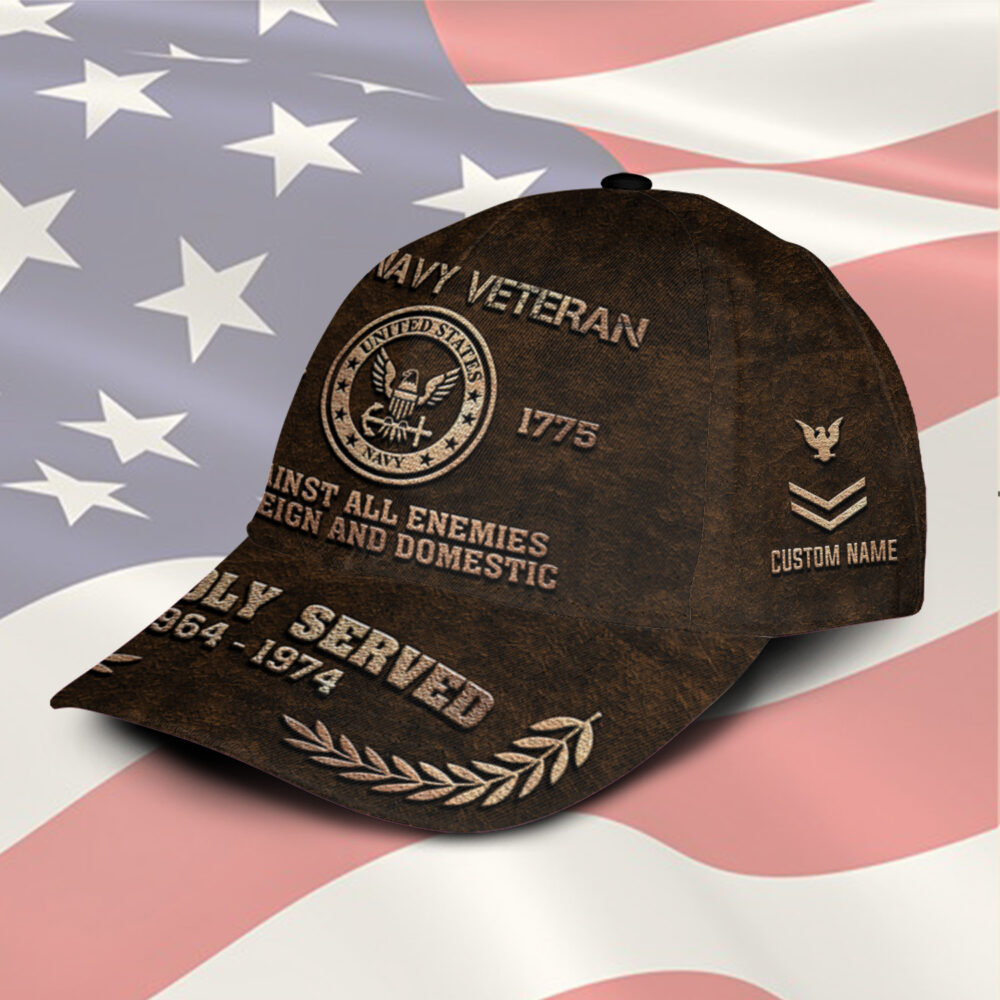 US Navy, Honor - Courage - Commitment - Classic Cap - Image 2