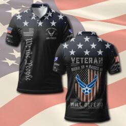 US Air Force , Freedom Over Fear - Polo Shirt