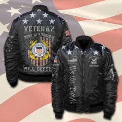 US Coast Guard, E 5 Gold - Bomber Jacket