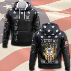 US Coast Guard, E 3 Blue - Hoodie